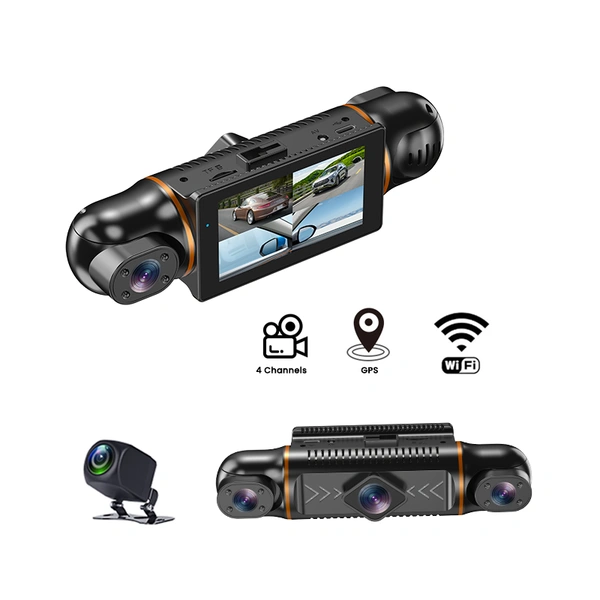 Dual-lens Wi-Fi dashcam for budget fleet and driver recording in Kenya